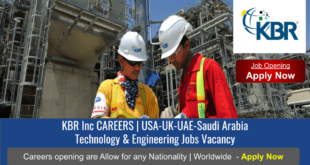 technology & Engineering Jobs Vacancy in USA-UAE-UK-Saudi Arabia