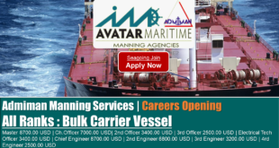 Vacancy at Bulk Carrier