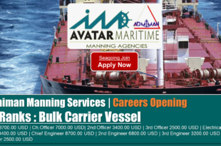 Vacancy at Bulk Carrier