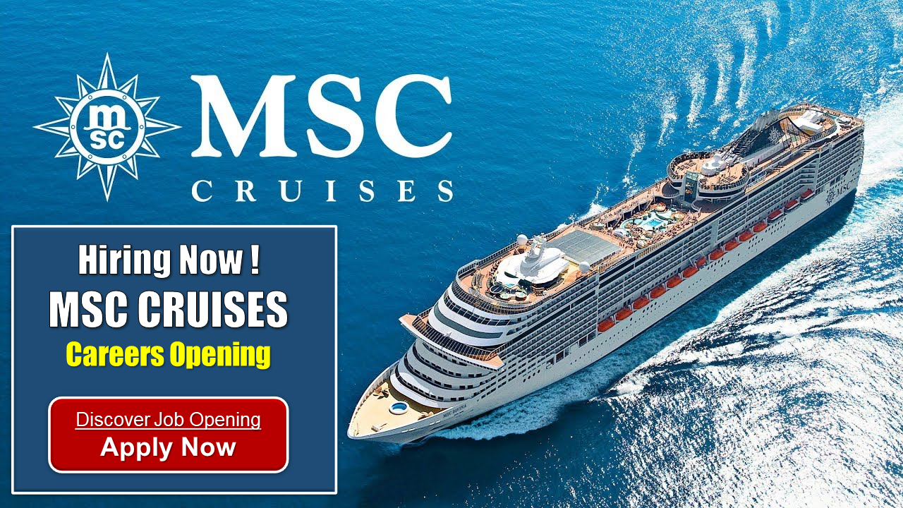 MSC Cruises Jobs Opening