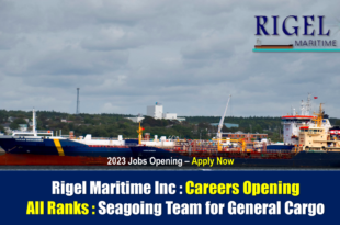 Vacancy for General Cargo Philippines