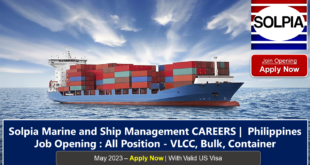 Vacancy at container vessel in philippines