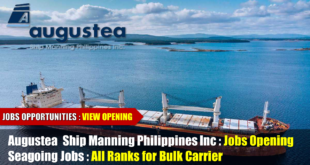 Vacancy Opening at Bulk Carrier in philippines
