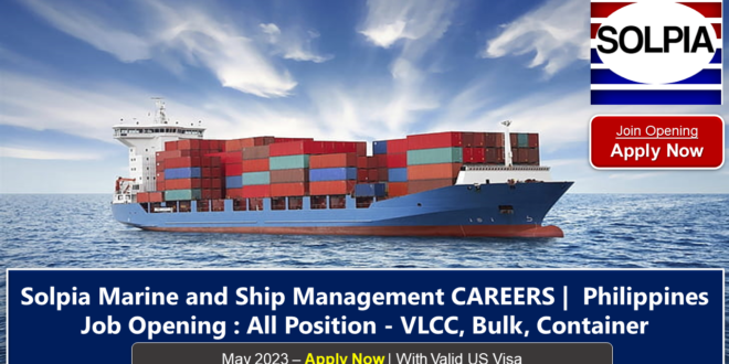 Vacancy at container vessel in philippines